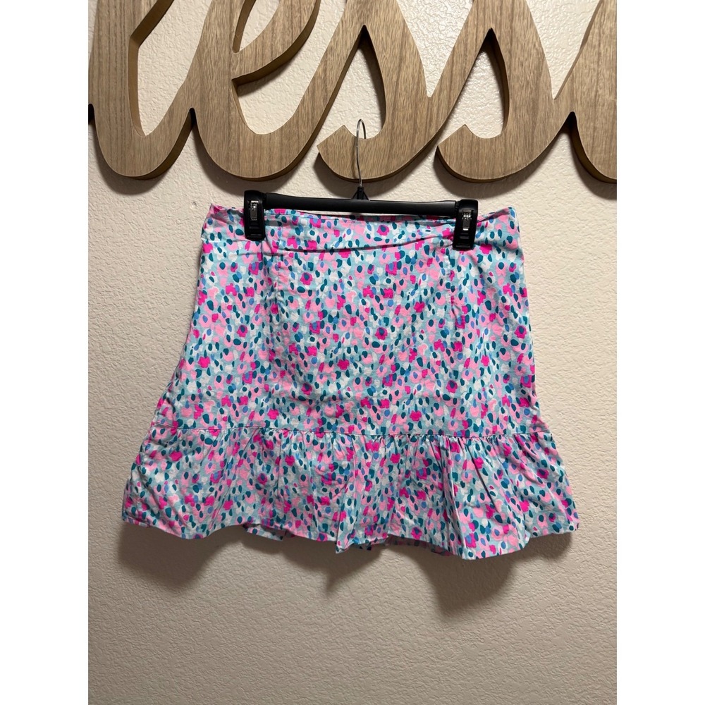 Lilly Pulitzer Pink And Blue Skirt Size 12